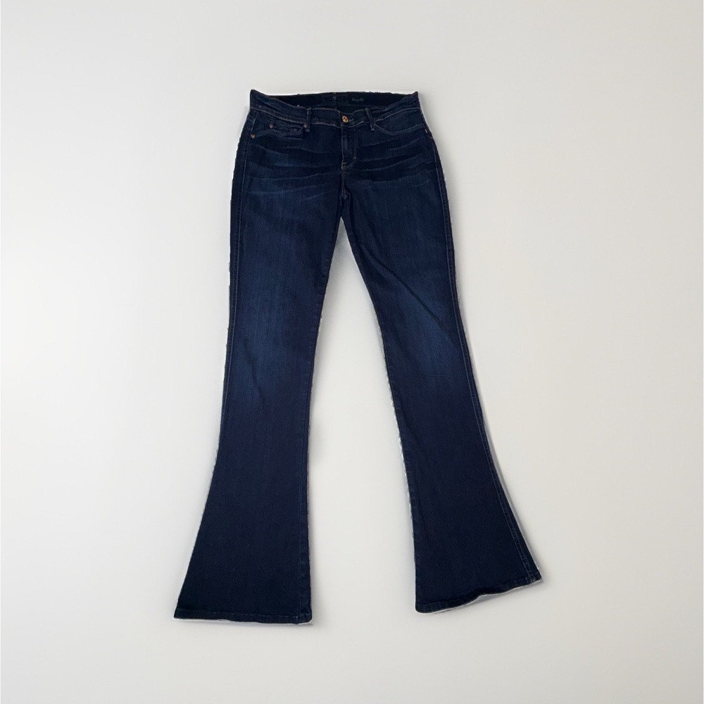 7 for all Mankind Kaylie Bootcut Jeans Women's 30x34 Dark Wash Made USA